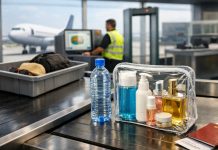 Reguli noi pe aeroporturile din București: limita de 100 ml pentru lichide în bagajul de mână, eliminată