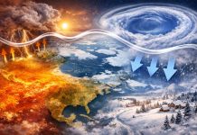 Vortexul polar sub presiune: combinația dintre El Niño și topirea gheții arctice ridică semne de alarmă