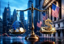 Băncile de pe Wall Street își revizuiesc estimările: euro ar putea continua să piardă teren în fața dolarului
