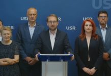 USR respinge Guvernul Tomac și propune coaliție PNL–USR–UDMR sau alegeri anticipate