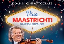 André Rieu revine pe marile ecrane la Happy Cinema cu concertul aniversar „Viva Maastricht!”, dedicat celor 20 de ani ale celebrelor spectacole