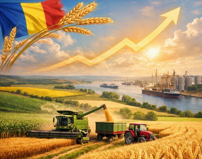 România atinge un record istoric la producția de grâu și devine liderul exporturilor din Uniunea Europeană
