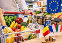 România are cele mai mici prețuri la alimente din UE, dar românii cheltuiesc o parte mare din venituri pe mâncare