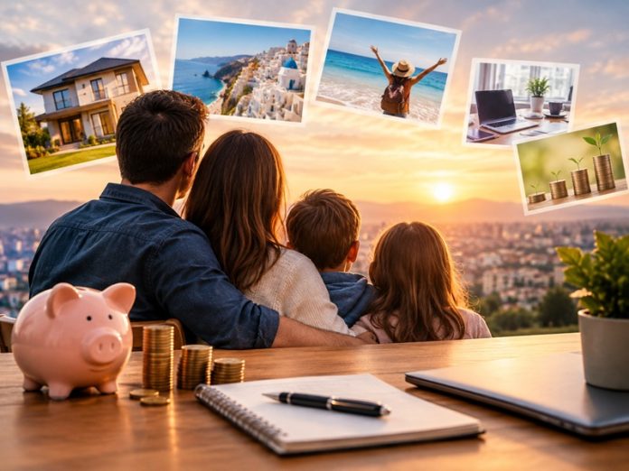 Familie, economii și visuri la apus